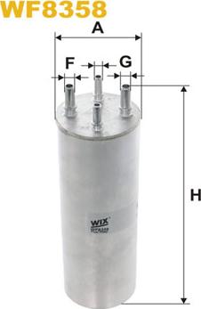 WIX Filters WF8358 - Degvielas filtrs ps1.lv