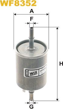 WIX Filters WF8352 - Degvielas filtrs ps1.lv