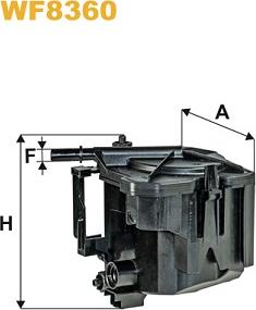 WIX Filters WF8360 - Degvielas filtrs ps1.lv