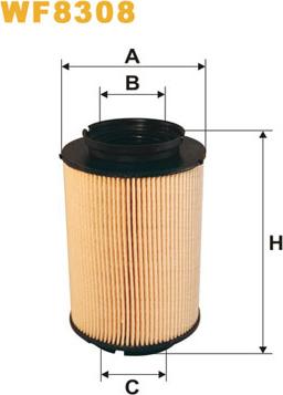 WIX Filters WF8308 - Degvielas filtrs ps1.lv