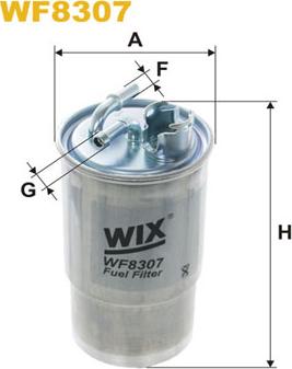 WIX Filters WF8307 - Degvielas filtrs ps1.lv