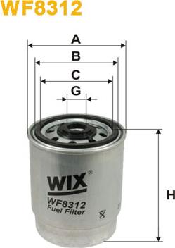 WIX Filters WF8312 - Degvielas filtrs ps1.lv