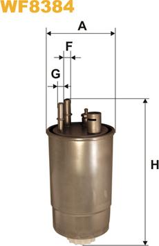 WIX Filters WF8384 - Degvielas filtrs ps1.lv