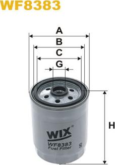 WIX Filters WF8383 - Degvielas filtrs ps1.lv