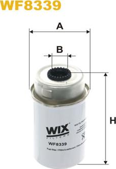 WIX Filters WF8339 - Degvielas filtrs ps1.lv