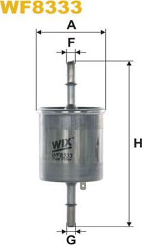 WIX Filters WF8333 - Degvielas filtrs ps1.lv