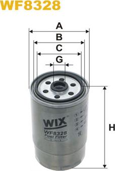 WIX Filters WF8328 - Degvielas filtrs ps1.lv