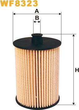 WIX Filters WF8323 - Degvielas filtrs ps1.lv