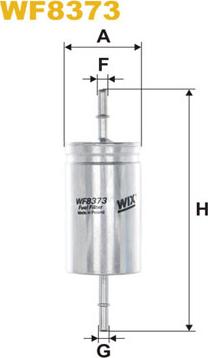 WIX Filters WF8373 - Degvielas filtrs ps1.lv