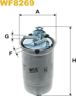 WIX Filters WF8269 - Degvielas filtrs ps1.lv