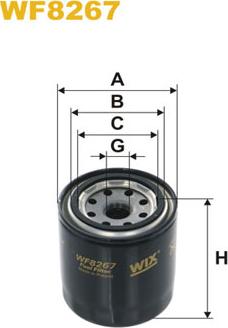 WIX Filters WF8267 - Degvielas filtrs ps1.lv