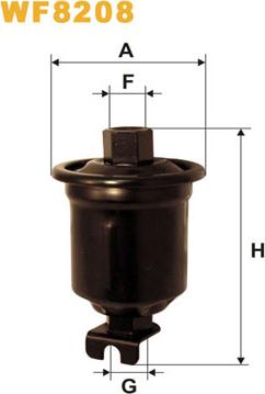 WIX Filters WF8208 - Degvielas filtrs ps1.lv