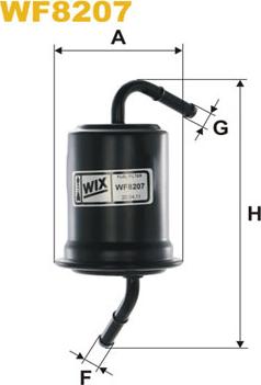 WIX Filters WF8207 - Degvielas filtrs ps1.lv