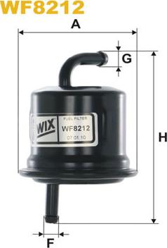 WIX Filters WF8212 - Degvielas filtrs ps1.lv