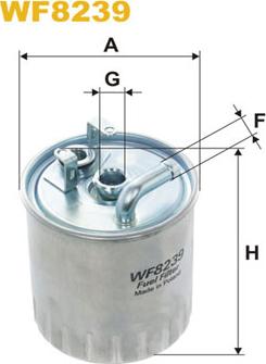 WIX Filters WF8239 - Degvielas filtrs ps1.lv