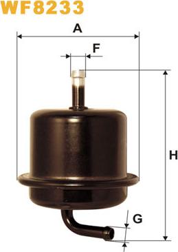 WIX Filters WF8233 - Degvielas filtrs ps1.lv