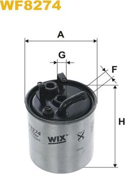 WIX Filters WF8274 - Degvielas filtrs ps1.lv