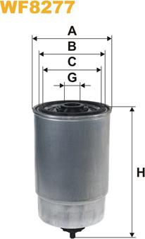 WIX Filters WF8277 - Degvielas filtrs ps1.lv