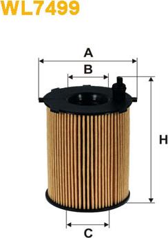 WIX Filters WL7499 - Eļļas filtrs ps1.lv