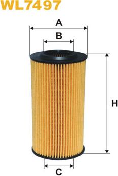 WIX Filters WL7497 - Eļļas filtrs ps1.lv