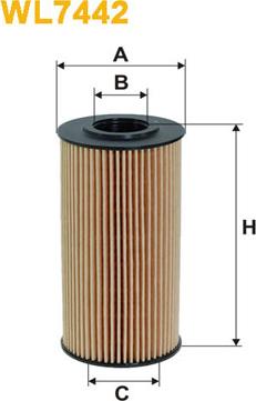 WIX Filters WL7442 - Eļļas filtrs ps1.lv