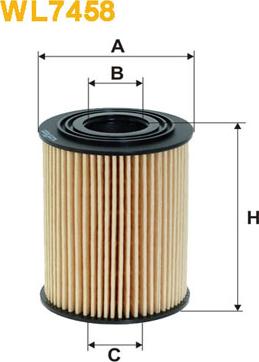 WIX Filters WL7458 - Eļļas filtrs ps1.lv