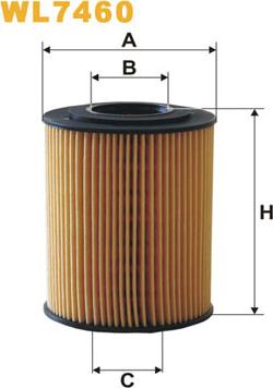 WIX Filters WL7460 - Eļļas filtrs ps1.lv