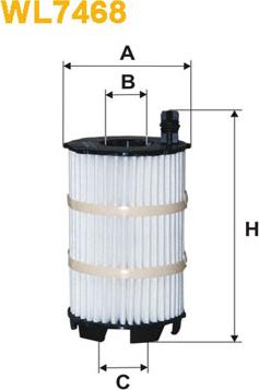 WIX Filters WL7468 - Eļļas filtrs ps1.lv