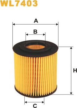 WIX Filters WL7403 - Eļļas filtrs ps1.lv