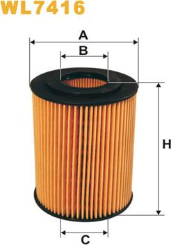 WIX Filters WL7416 - Eļļas filtrs ps1.lv