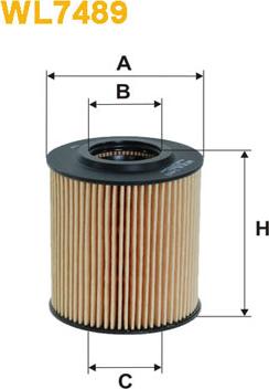 WIX Filters WL7489 - Eļļas filtrs ps1.lv