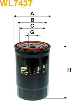 WIX Filters WL7437 - Eļļas filtrs ps1.lv