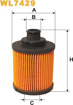 WIX Filters WL7429 - Eļļas filtrs ps1.lv