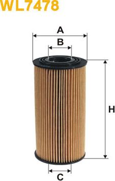 WIX Filters WL7478 - Eļļas filtrs ps1.lv