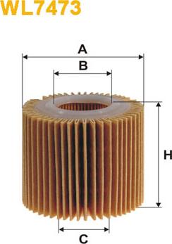 WIX Filters WL7473 - Eļļas filtrs ps1.lv