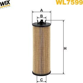 WIX Filters WL7599 - Eļļas filtrs ps1.lv