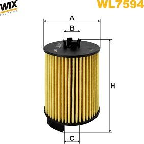 WIX Filters WL7594 - Eļļas filtrs ps1.lv