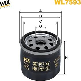 WIX Filters WL7593 - Eļļas filtrs ps1.lv