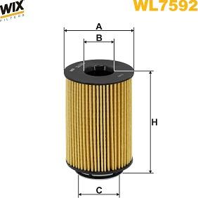 WIX Filters WL7592 - Eļļas filtrs ps1.lv