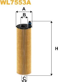 WIX Filters WL7553A - Eļļas filtrs ps1.lv