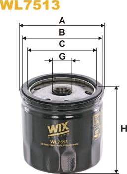 WIX Filters WL7513 - Eļļas filtrs ps1.lv