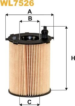 WIX Filters WL7526 - Eļļas filtrs ps1.lv