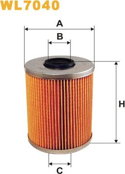 WIX Filters WL7040 - Eļļas filtrs ps1.lv