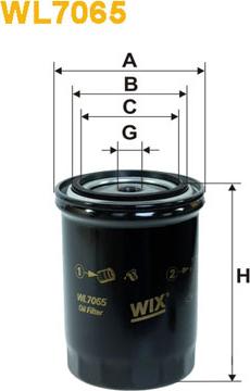 WIX Filters WL7065 - Eļļas filtrs ps1.lv