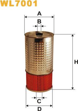 WIX Filters WL7001 - Eļļas filtrs ps1.lv