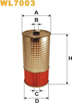 WIX Filters WL7003 - Eļļas filtrs ps1.lv