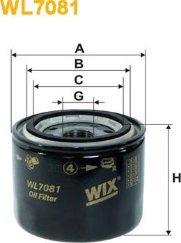 WIX Filters WL7081 - Eļļas filtrs ps1.lv