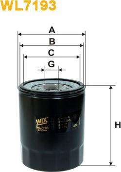 WIX Filters WL7193 - Eļļas filtrs ps1.lv