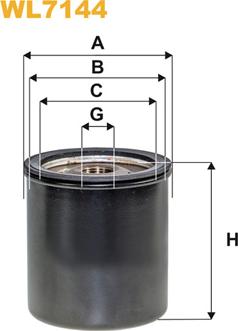 WIX Filters WL7144 - Eļļas filtrs ps1.lv