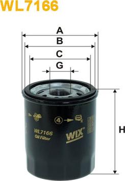 WIX Filters WL7166 - Eļļas filtrs ps1.lv